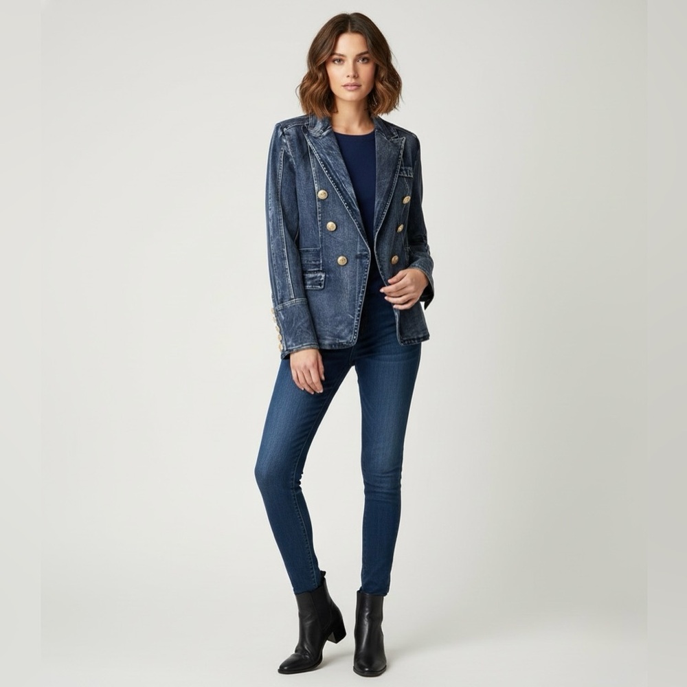 Denim Blazer (stretchy)